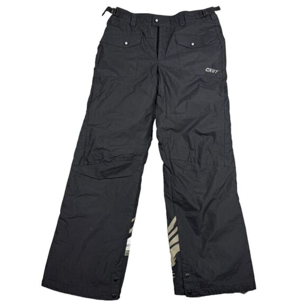 Columbia Ski Trousers Youth 18/20 XL/2XL Snow Pants Black Convert Zip-Fly Skiing